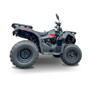 Cuadrón Loncin LX200AU-2 de Otom Racing, diseñado para conducción recreativa y utilitaria, con motor de 200cc.