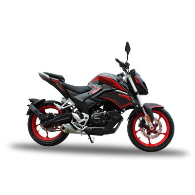 Motocicleta Tuko TK CR5 GT BI de Otom Racing, diseñada para rendimiento deportivo, con motor de 250cc.