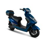 Motocicleta Yadea Luna de Otom Racing, diseñada para movilidad eléctrica con motor de 2000W.