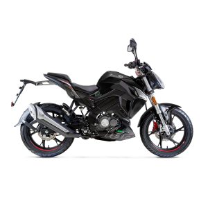 Motocicleta Benelli 180 S CKD de Otom Racing, diseñada para una conducción deportiva, con motor de 180cc.