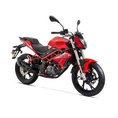 Motocicleta Benelli TNT 150 CKD de Otom Racing, diseñada para una experiencia de conducción dinámica, con motor de 150cc.