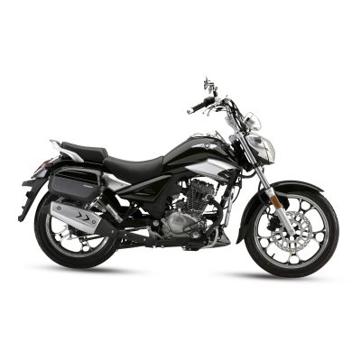 Motocicleta Haojue TR 150 de Otom Racing, diseñada para un estilo clásico, con motor de 150cc.