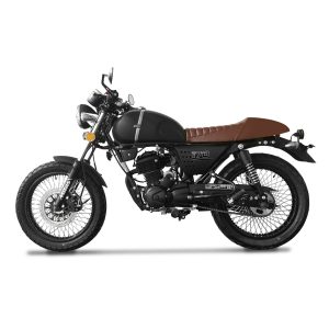 Motocicleta IGM Café Racer de Otom Racing, diseñada para un estilo clásico, con motor de 170cc.