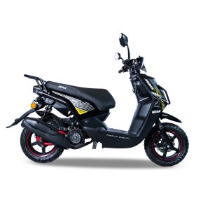 Scooter IGM Snake de Otom Racing, diseñada para movilidad urbana, con motor de 150cc.