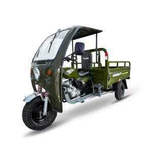 Motocarro Thunder Mamut de Otom Racing, diseñado para transporte de carga, con motor de 200cc.