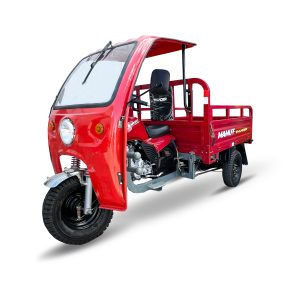 Motocarro Thunder Mamut de Otom Racing, diseñado para transporte de carga, con motor de 200cc.