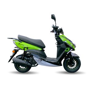 Scooter Thunder Venom M2 150 de Otom Racing, diseñada para movilidad urbana, con motor de 150cc.