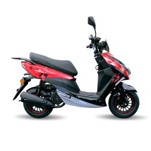 Scooter Thunder Venom M2 150 de Otom Racing, diseñada para movilidad urbana, con motor de 150cc.
