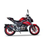 Motocicleta Tuko TK CR5 GT 4V de Otom Racing, diseñada para rendimiento superior con motor avanzado.