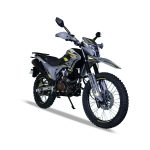 Motocicleta Tuko TK Z200 de Otom Racing, diseñada para conducción en diversos terrenos, con motor de 200cc.