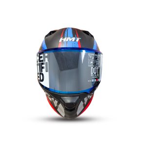 Casco HMT Abatible Speedbeast con visor iridium, diseñado para máxima protección con ventilación óptima y fácil liberación. Cuenta con cachetera removible y ajuste micrométrico para una conducción segura y cómoda.