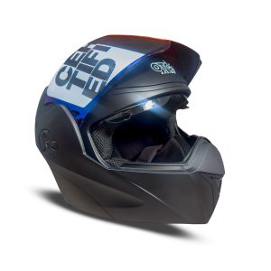 Casco abatible OTOM con visor iridium y visor interno. Este casco ofrece ventilación óptima, fácil liberación y cachetera removible para mayor comodidad. Fabricado en resistente ABS con ajuste micrométrico para una seguridad y confort excepcionales.