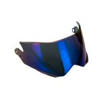 Visor OTOM morado iridium para casco. Ideal para condiciones de luz intensa, ofrece protección contra el resplandor y una visibilidad clara. Compatible con varios modelos de cascos OTOM.