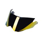Visor OTOM rojo iridium para casco. Perfecto para condiciones de luz intensa, ofrece protección contra el resplandor y una visibilidad excelente. Compatible con varios modelos de cascos OTOM.