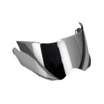 Visor OTOM plata iridium para casco. Ofrece una protección superior contra el resplandor solar y una visibilidad clara en condiciones de luz intensa. Compatible con varios modelos de cascos OTOM.