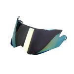 Visor OTOM transparente iridium para casco. Ideal para condiciones de poca luz, proporciona una visión clara y protección. Compatible con varios modelos de cascos OTOM.