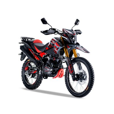 Motocicleta Shineray Crossmax 300CC, con un motor de 270 cc para un rendimiento superior en terrenos difíciles.